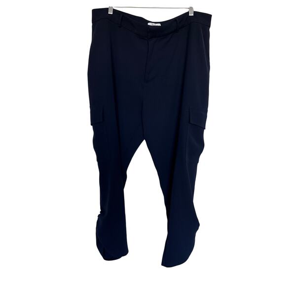 Parker Simone Cropped Ruched Cargo Pants in Aquarius, 16 - Picture 1 of 8